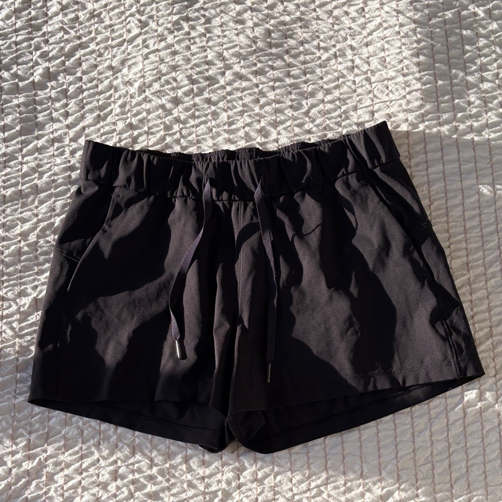 Lululemon Black Women's Drawstring Athletic Shorts